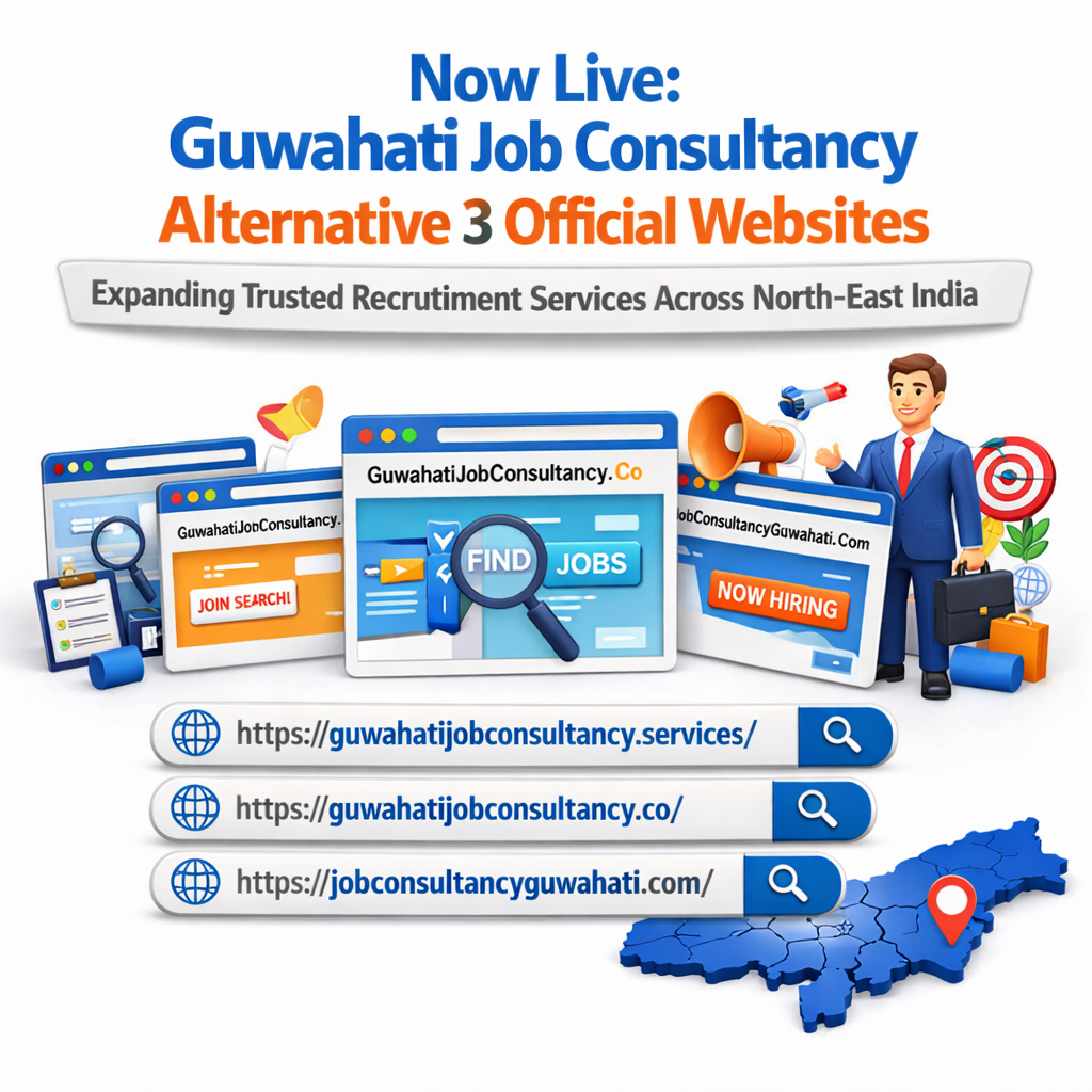 Now Live: Guwahati Job Consultancy Alternative 3 Official Websites – Expanding Trusted Recruitment Services Across North-East India
