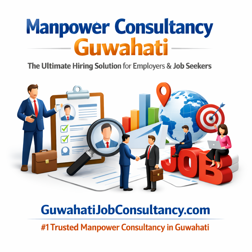 Manpower Consultancy Guwahati – The Ultimate Hiring Solution for Employers & Job Seekers GuwahatiJobConsultancy.com | #1 Trusted Manpower Consultancy in Guwahati