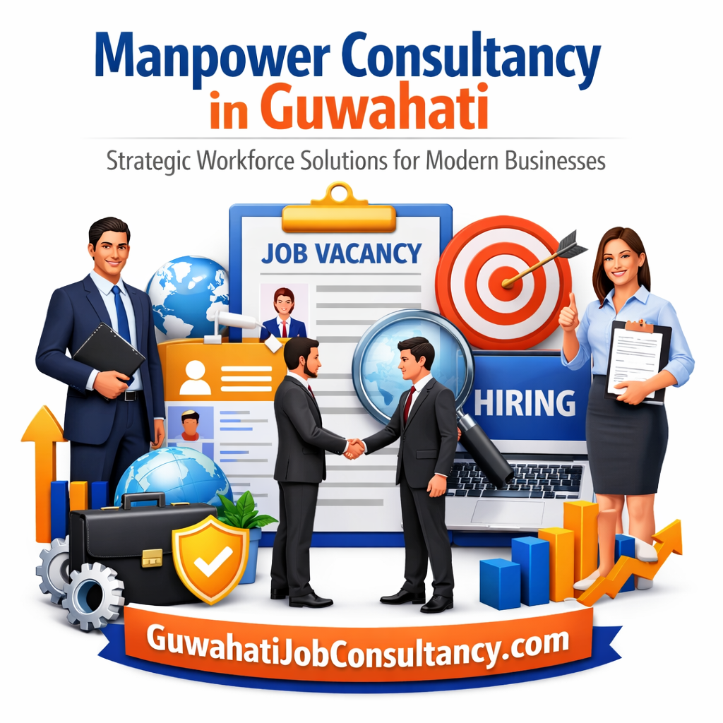 Manpower Consultancy in Guwahati – Strategic Workforce Solutions for Modern Businesses GuwahatiJobConsultancy.com