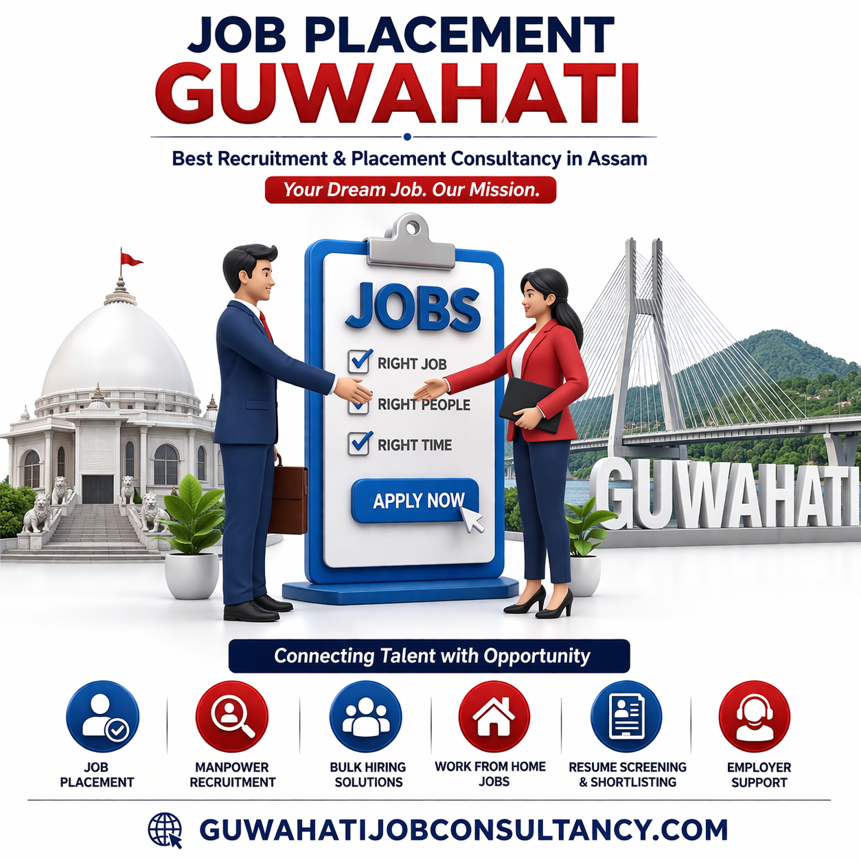 Job Placement Guwahati – Best Recruitment & Placement Consultancy in Assam GUWAHATIJOBCONSULTANCY.COM